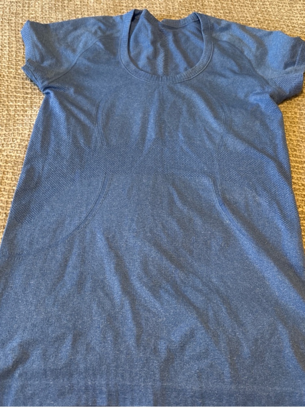 lululemon athletica Blue Scoop-Neck Tank Top